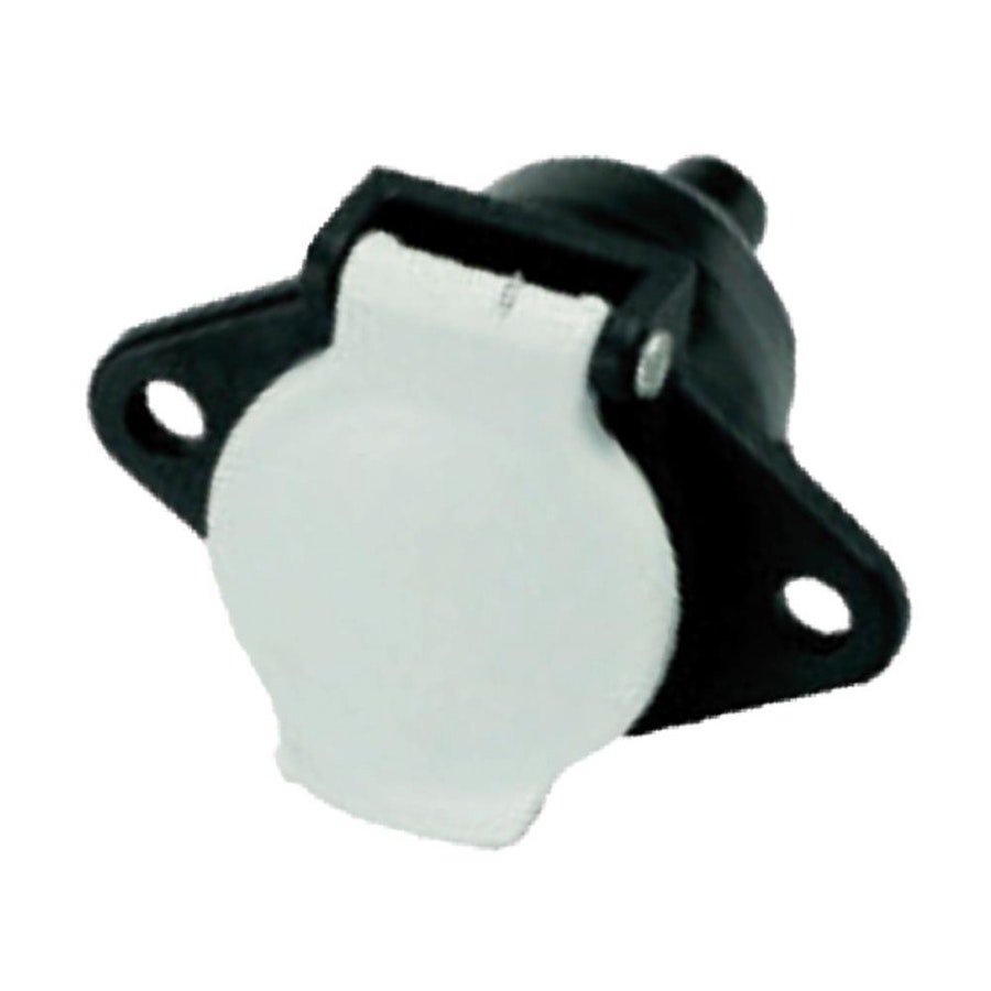 Tomada Engate Tipo S Fêmea Redonda 7 Polos Polarizada em Nylon Reforçada - DNI - DNI 8314 - Unitário