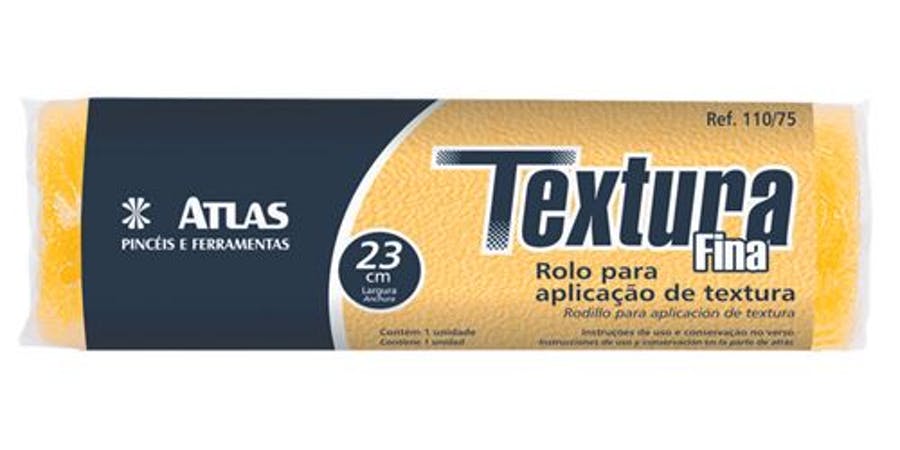 Rolo para Efeitos em Texturas 13cm - Atlas - 110/75 - Unitário