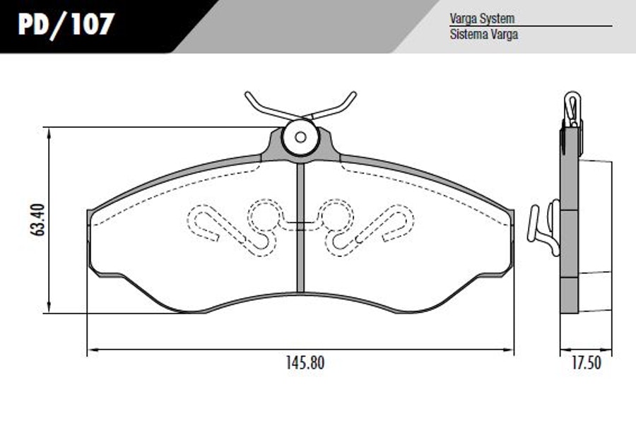 Pastilha de Freio - Fras-le - PD/107 - Jogo