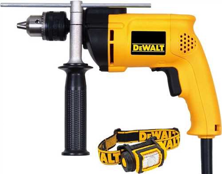 Furadeira de Impacto 1/2'' 700W DWE1655FL 220V + Lanterna - DeWalt - DWE1655FL-B2 - Unitário