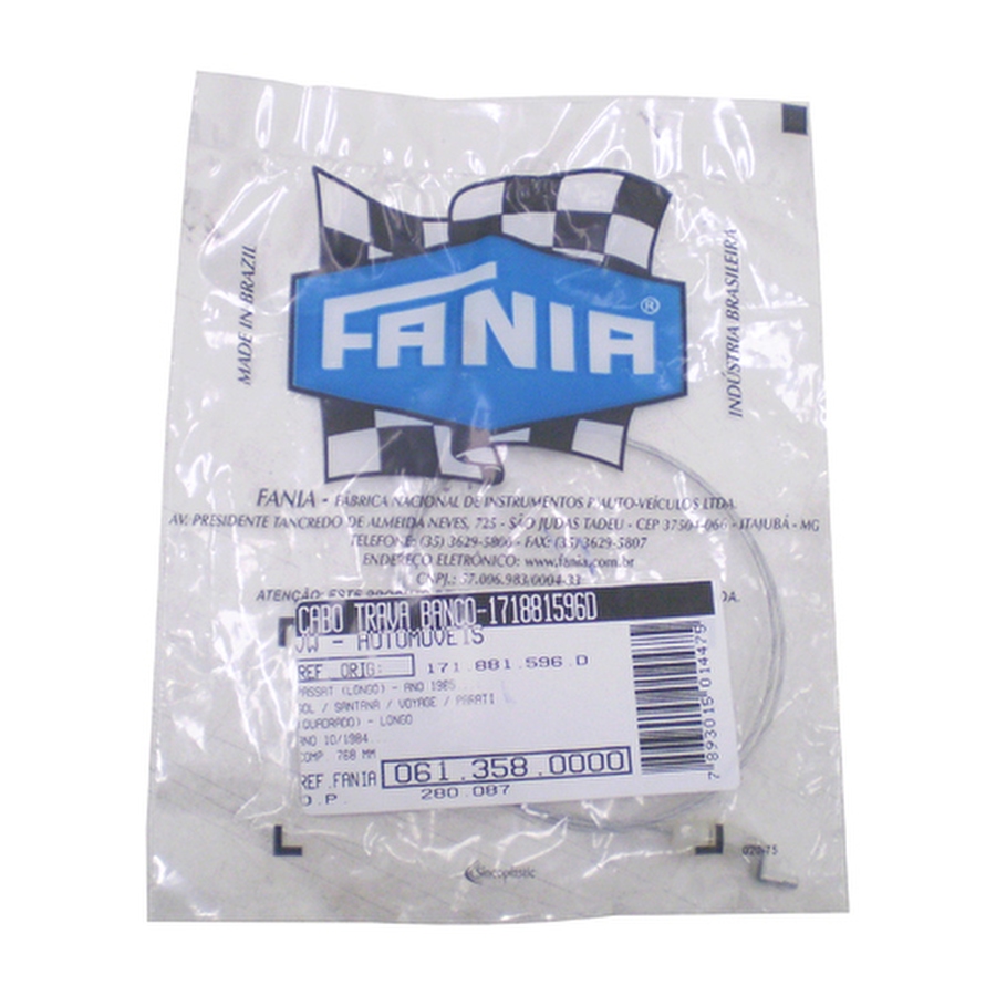 Cabo do Banco - Fania - 61-358 - Unitário