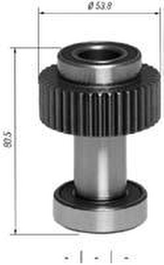 Impulsor de Partida do Motor de Arranque - Zen - 1473 - Unitário