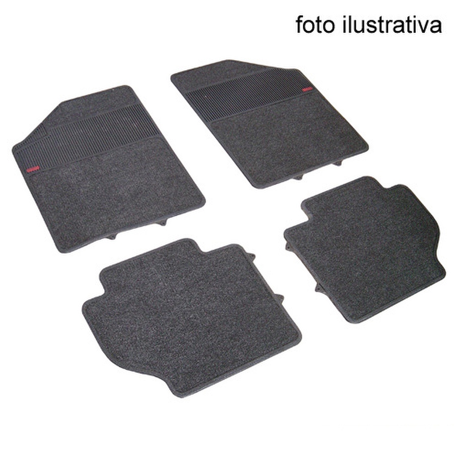 Tapete de Carpete+Borracha - Borcol - 51254 - Kit