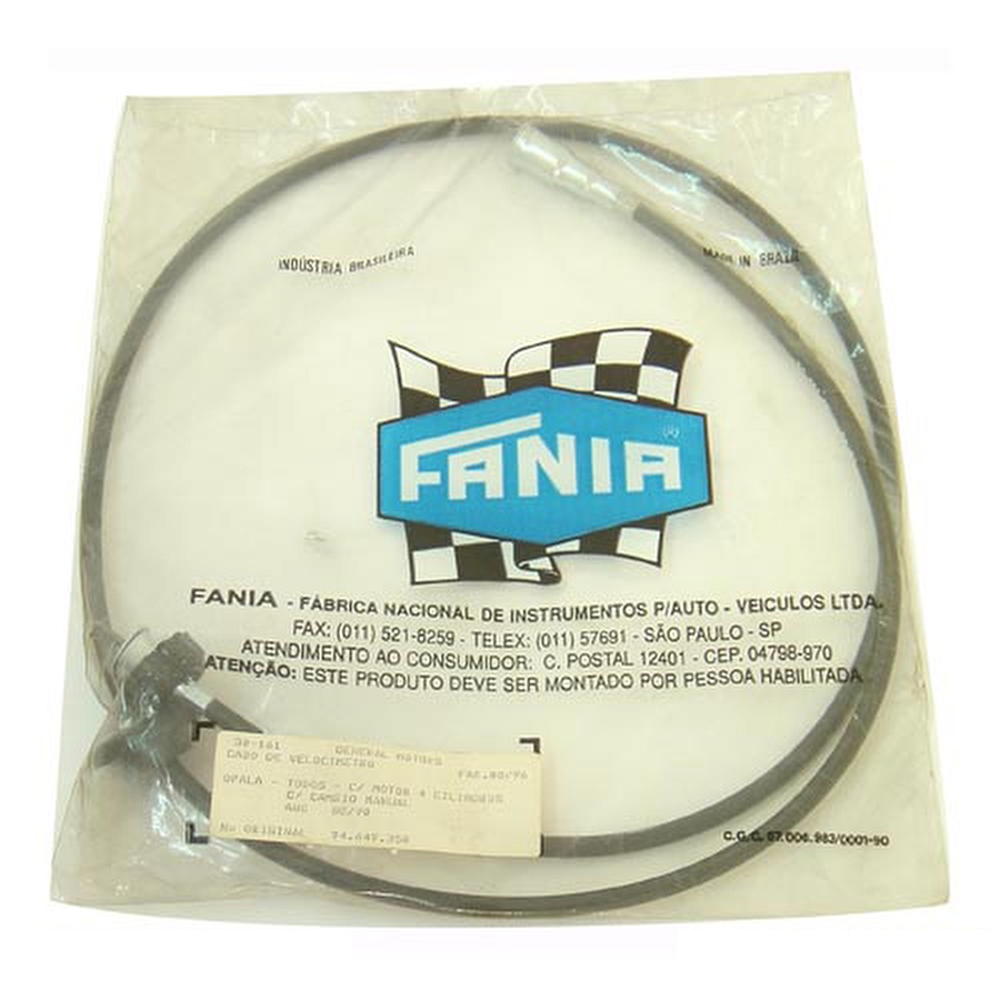 Cabo do Velocímetro - Fania - 30-161 - Unitário