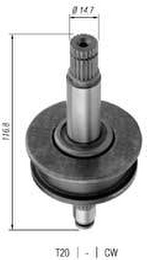 Impulsor de Partida do Motor de Arranque - Zen - 0957 - Unitário