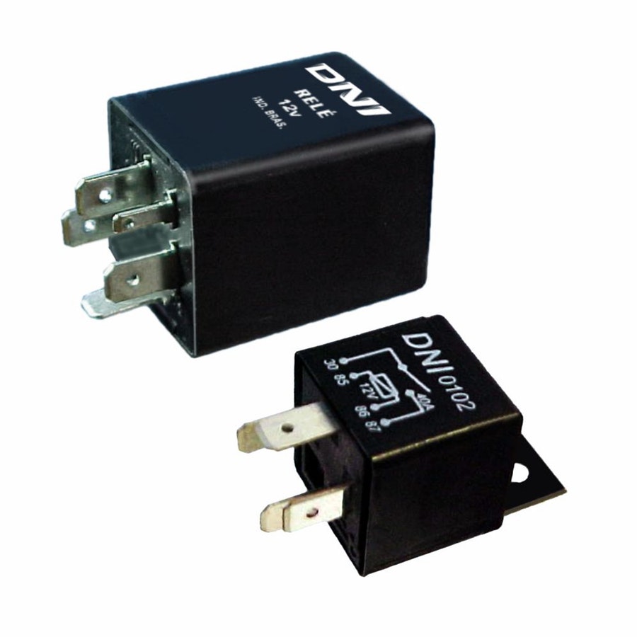 Kit Relé de Pré-Aquecimento de Motor Diesel - 12V 5 Terminais - DNI - DNI 8534 - Unitário