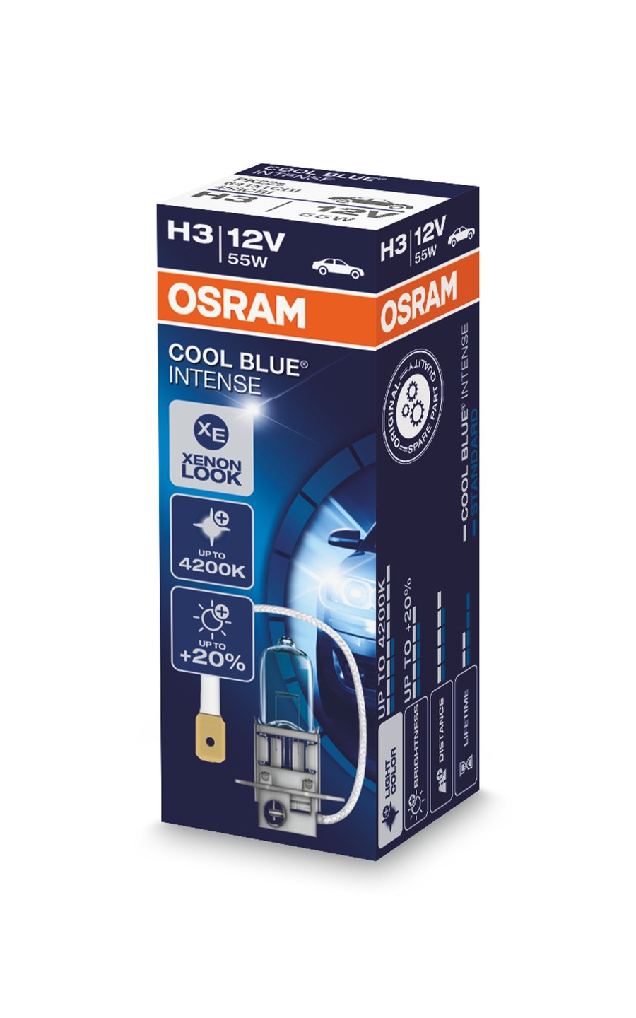Lâmpada Cool Blue Intense H3 - Osram - 64151CBI - Par