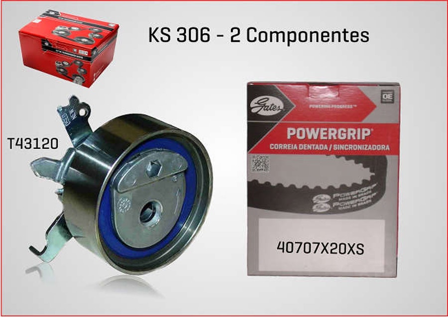 Kit de Correia Dentada - Gates - KS306 - Unitário