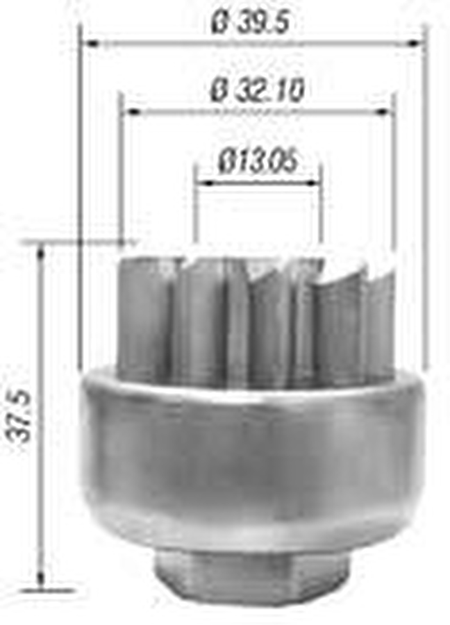 Impulsor de Partida do Motor de Arranque - Zen - 1673 - Unitário