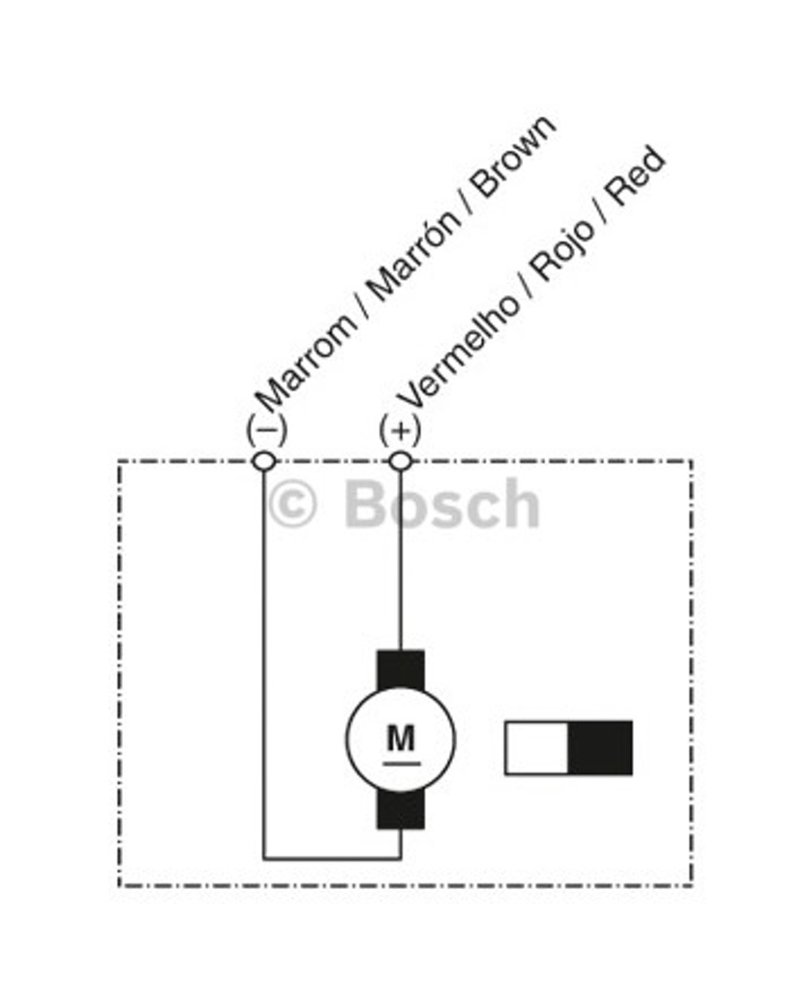 Motor de Arrefecimento Dpg 12V 100W - Bosch - 9130081058 - Unitário