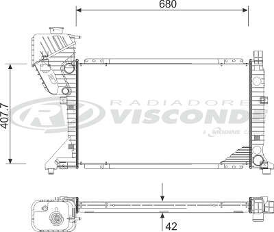 Radiador de Água - Visconde - 19173 - Unitário