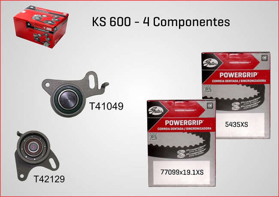 Kit de Correia Dentada - Gates - KS600 - Unitário