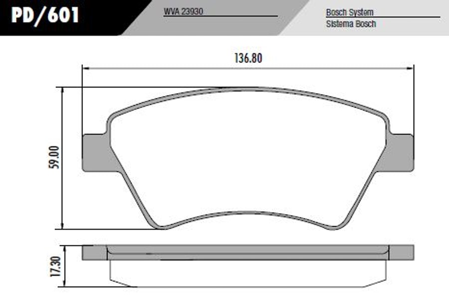 Pastilha de Freio - Fras-le - PD/601 - Jogo