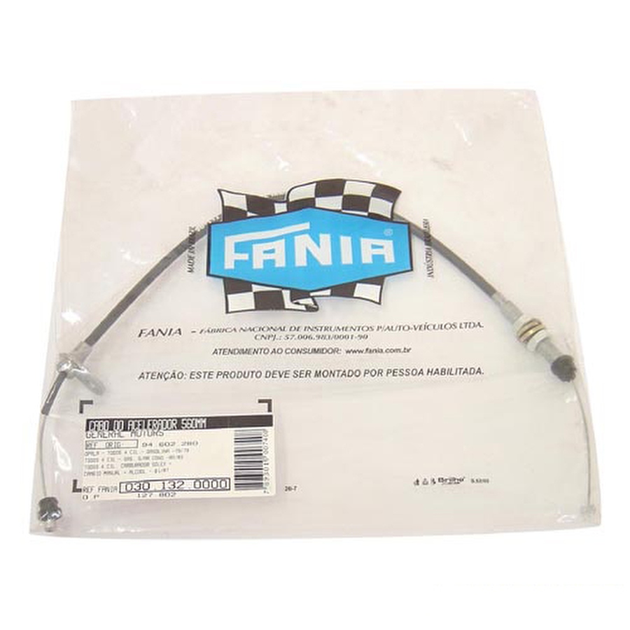 Cabo do Acelerador - Fania - 30-132 - Unitário