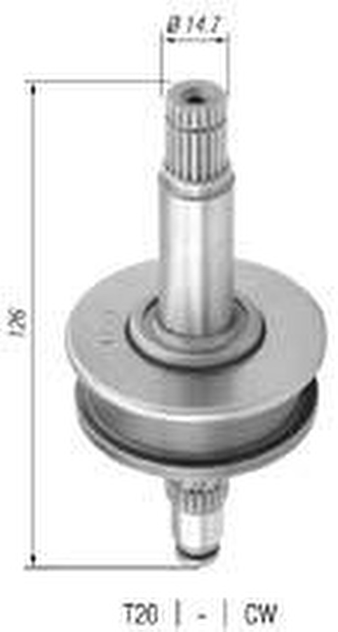 Impulsor de Partida do Motor de Arranque - Zen - 1046 - Unitário