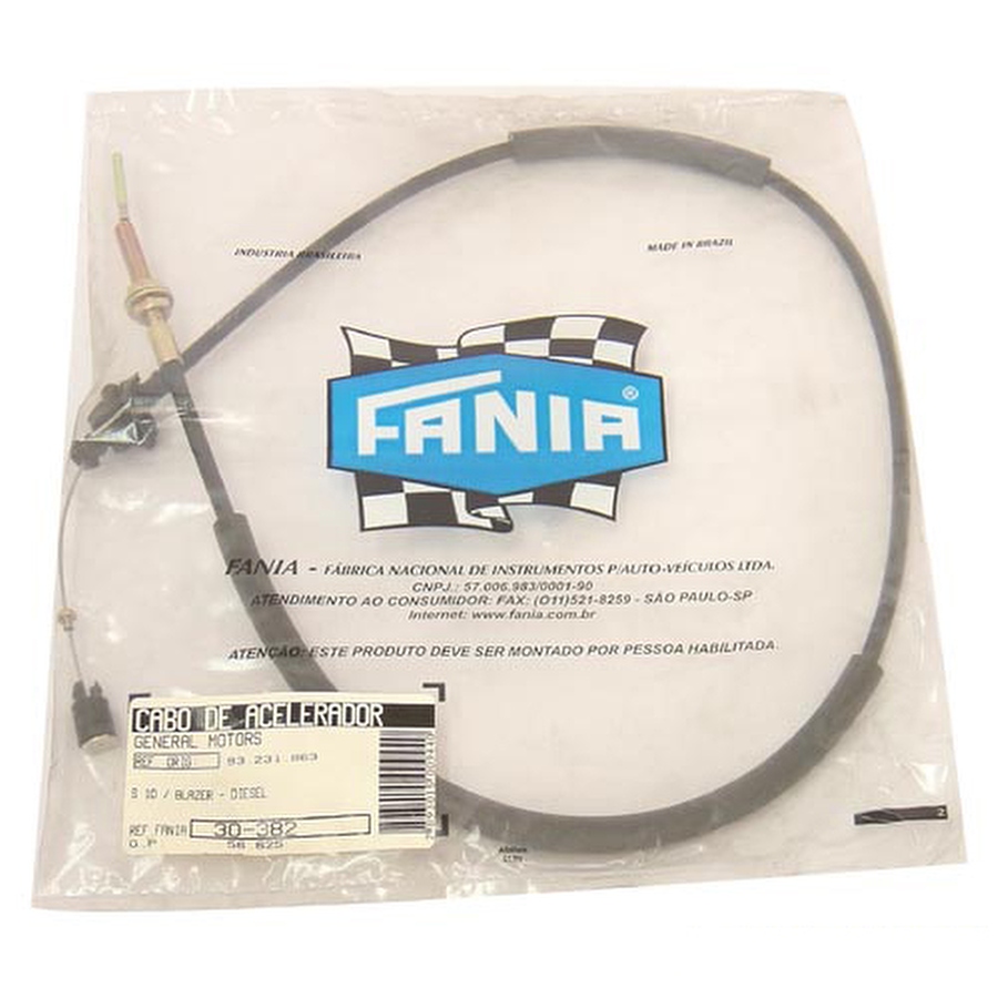 Cabo do Acelerador - Fania - 30-382 - Unitário