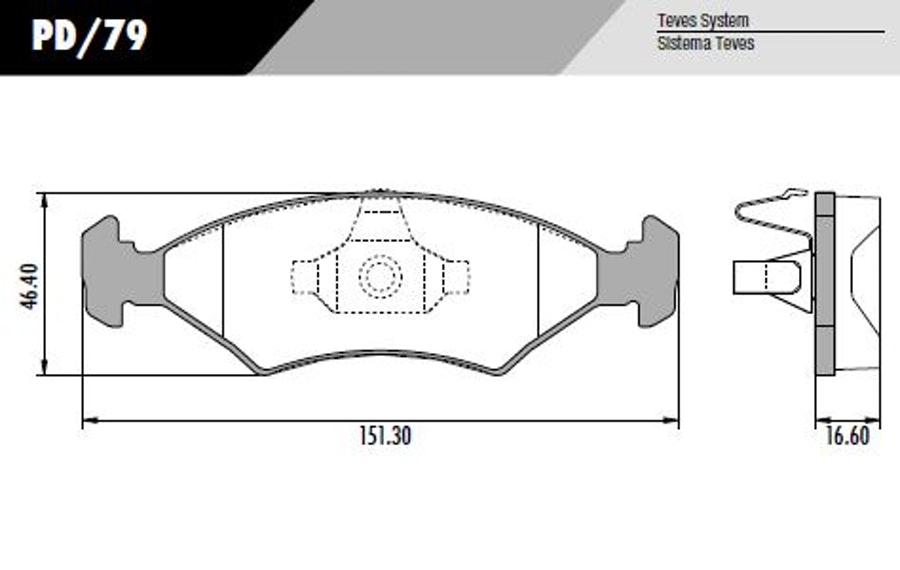 Pastilha de Freio - Fras-le - PD/79 - Jogo