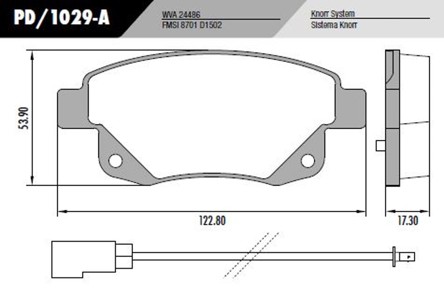 Pastilha de Freio - Fras-le - PD/1029-A - Jogo