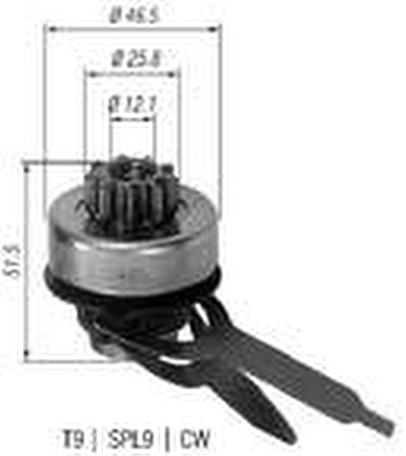 Impulsor de Partida do Motor de Arranque - Zen - 0468 - Unitário