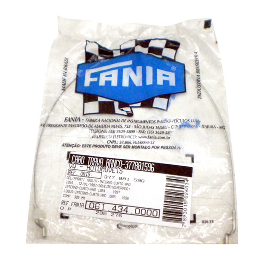 Cabo do Banco - Fania - 61-434 - Unitário