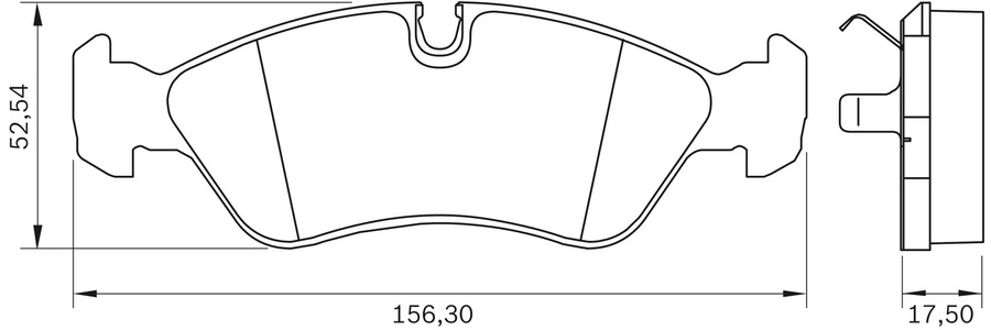 Pastilha de Freio - BB 37 - Bosch - 0986BB0033 - Jogo
