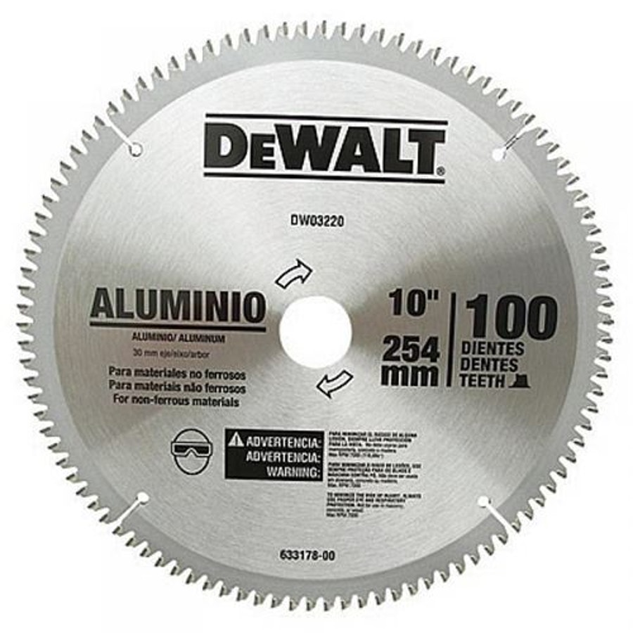 Disco de Serra 100 Dentes 10" - DeWalt - DW03220 - Unitário