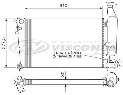 Radiador de Água - Visconde - 12767 - Unitário
