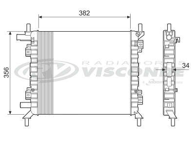 Radiador de Água - Visconde - 12589 - Unitário