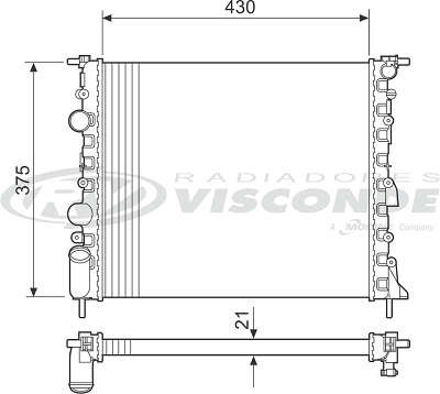 Radiador de Água - Visconde - 12902 - Unitário