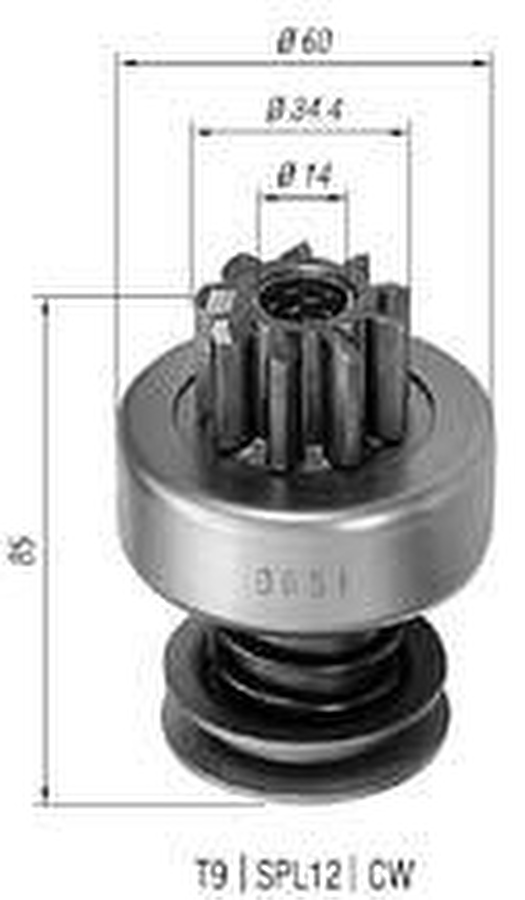 Impulsor de Partida do Motor de Arranque - Zen - 0651 - Unitário
