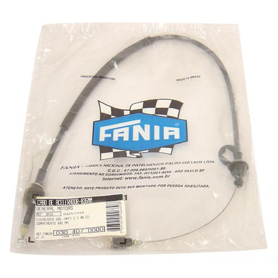 Cabo do Acelerador - Fania - 30-407 - Unitário