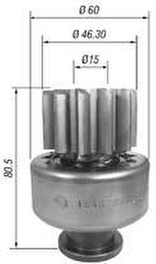 Impulsor de Partida do Motor de Arranque - Zen - 1648 - Unitário