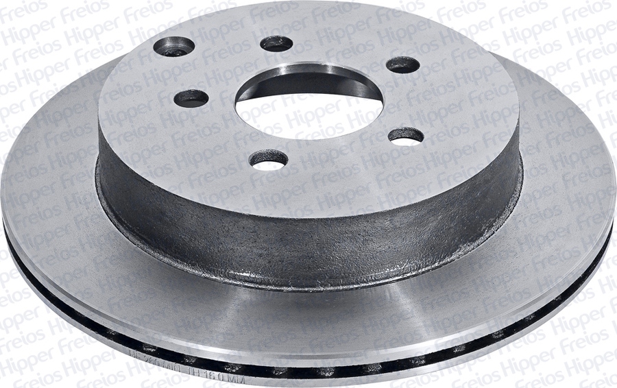 Disco de Freio Ventilado sem Cubo - Hipper Freios - HF 260 - Par