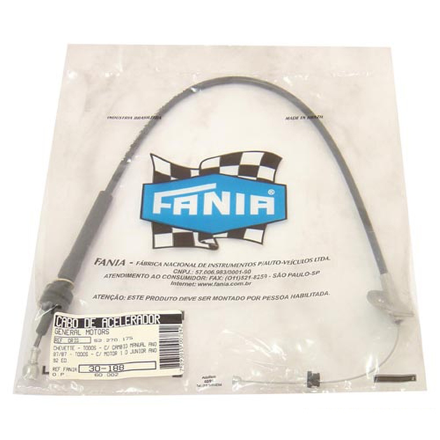 Cabo do Acelerador - Fania - 30-188 - Unitário