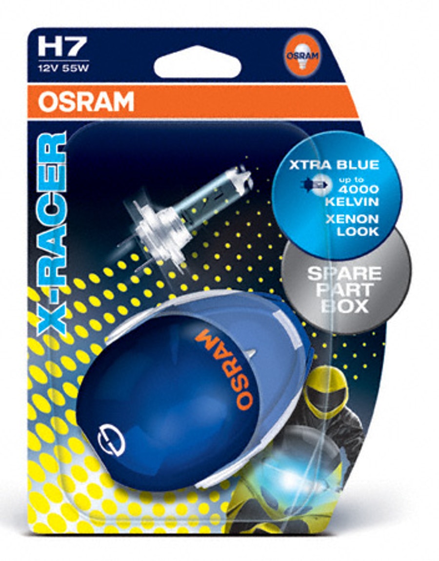 Lâmpada X-Racer H7 - Osram - 64210XR - Par