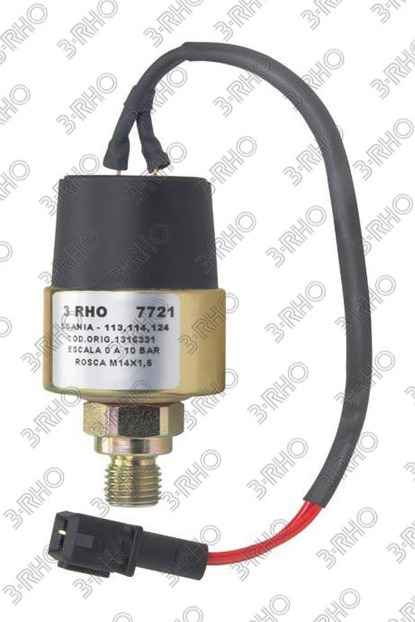 Sensor de Pressão do Óleo - 3-RHO - 7721 - Unitário