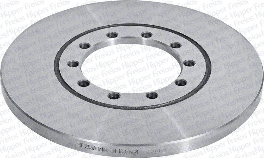 Disco de Freio Sólido sem Cubo - Hipper Freios - HF 265A - Par