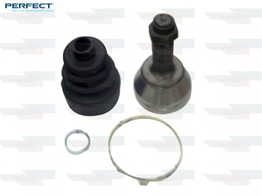 Kit de Junta Homocinética Dianteira Automotiva Completa com Tulipas e Trizetas - Perfect - KJH0227 - Unitário