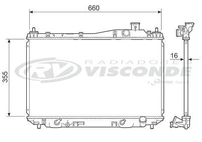 Radiador de Água - Visconde - 12598 - Unitário