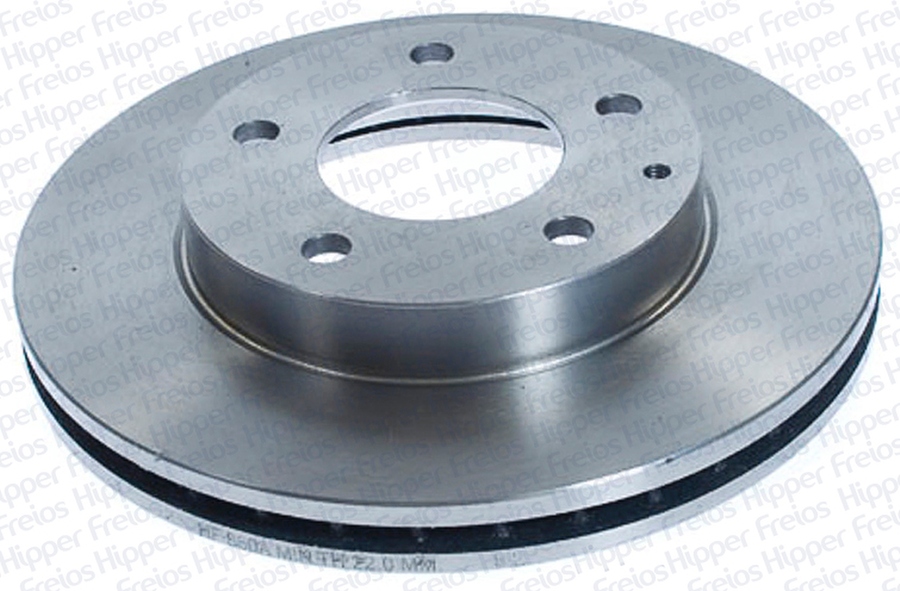 Disco de Freio Ventilado sem Cubo - Hipper Freios - HF 860A - Par