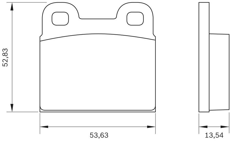 Pastilha de Freio - BB 0015/BB 5 - Bosch - 0986BB0251 - Jogo