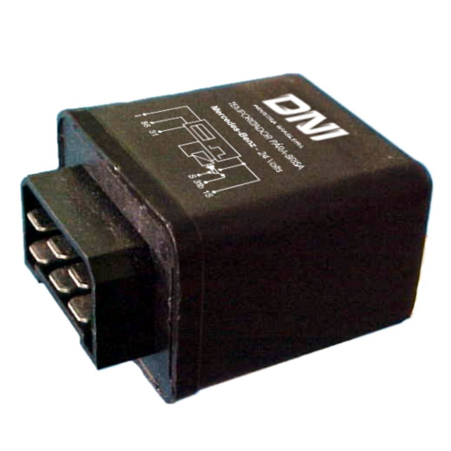 Relé Limpador Para-Brisa c/ Lavagem Fiat/Marcopolo/Scania/Mercedes-Benz-24V 6 Terminais - DNI - DNI 0823 - Unitário