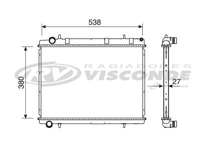 Radiador de Água - Visconde - 12772 - Unitário