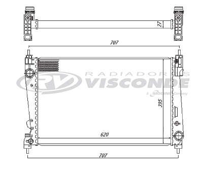 Radiador de Água - Visconde - 12851 - Unitário