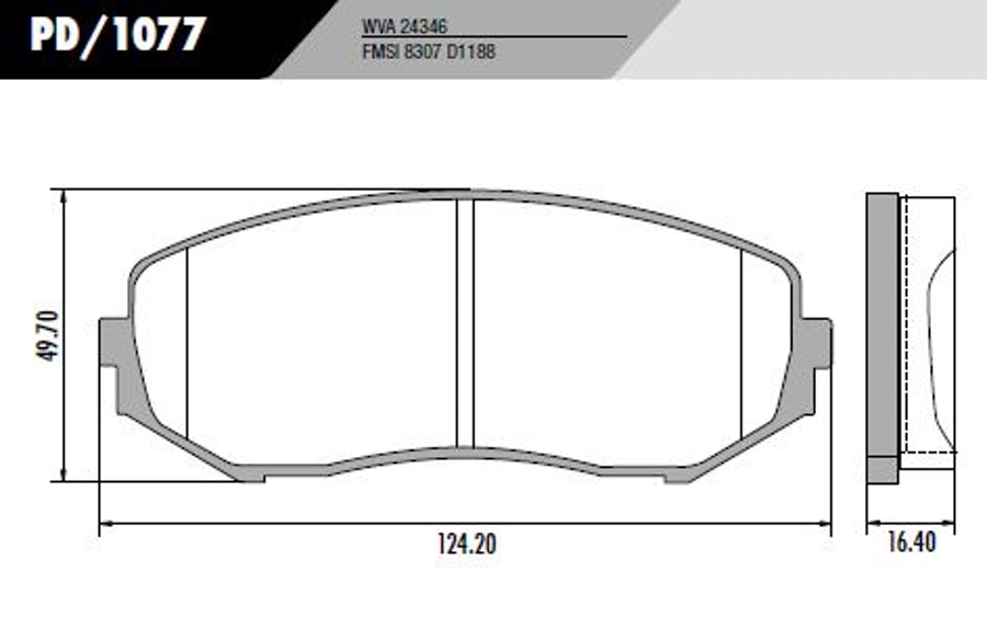 Pastilha de Freio - Fras-le - PD/1077 - Jogo