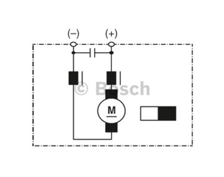 Motor de Arrefecimento Dpg 12V 120W - Bosch - 9130081032 - Unitário