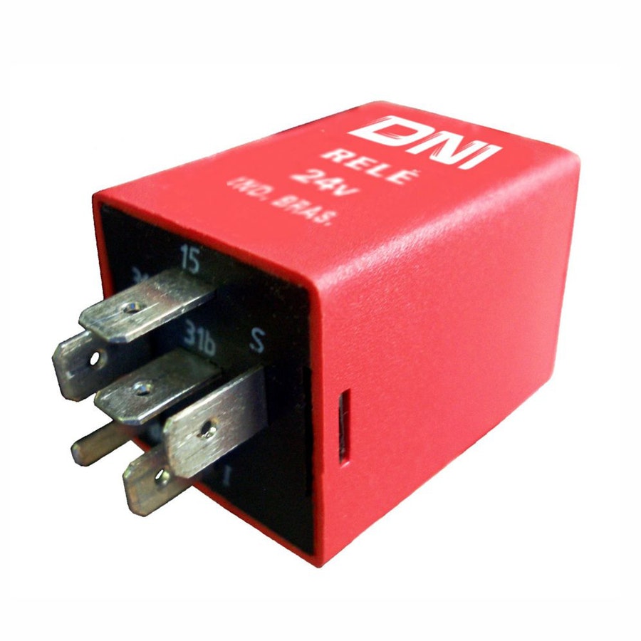 Relé Limpador Parabrisas MBB 24V 6 Terminais - DNI - DNI 0824 - Unitário