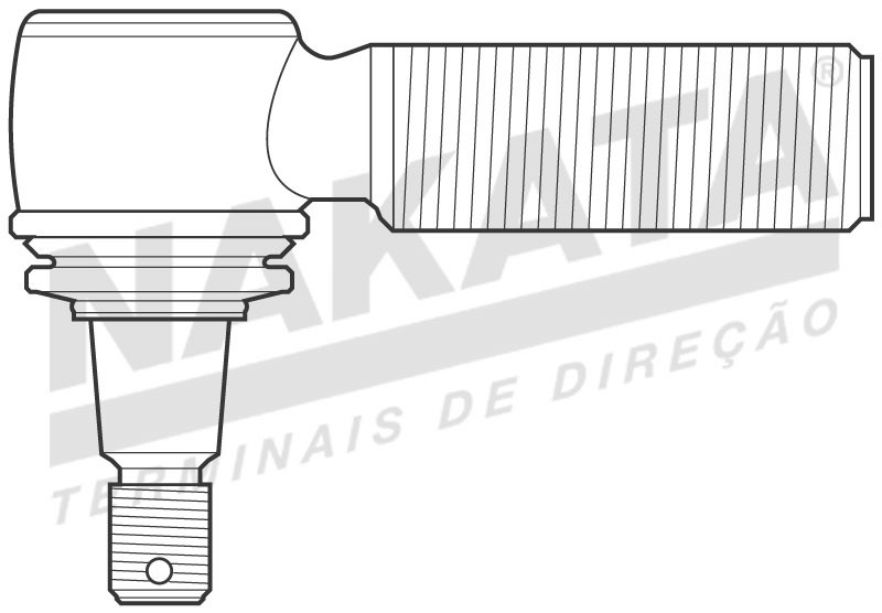 Terminal de Direção - Nakata - N 777 - Unitário