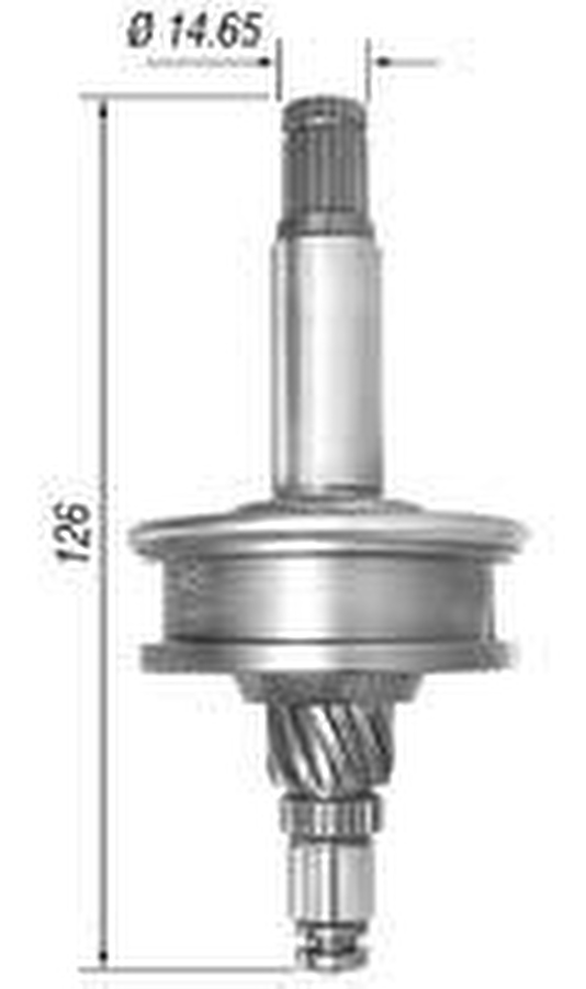 Impulsor de Partida do Motor de Arranque - Zen - 1667 - Unitário