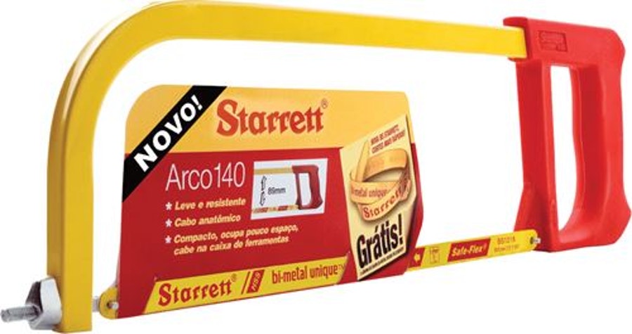Arco de Serra Cabo Fechado 12" Fixo com Lâmina - Starrett - BS 140 - Unitário